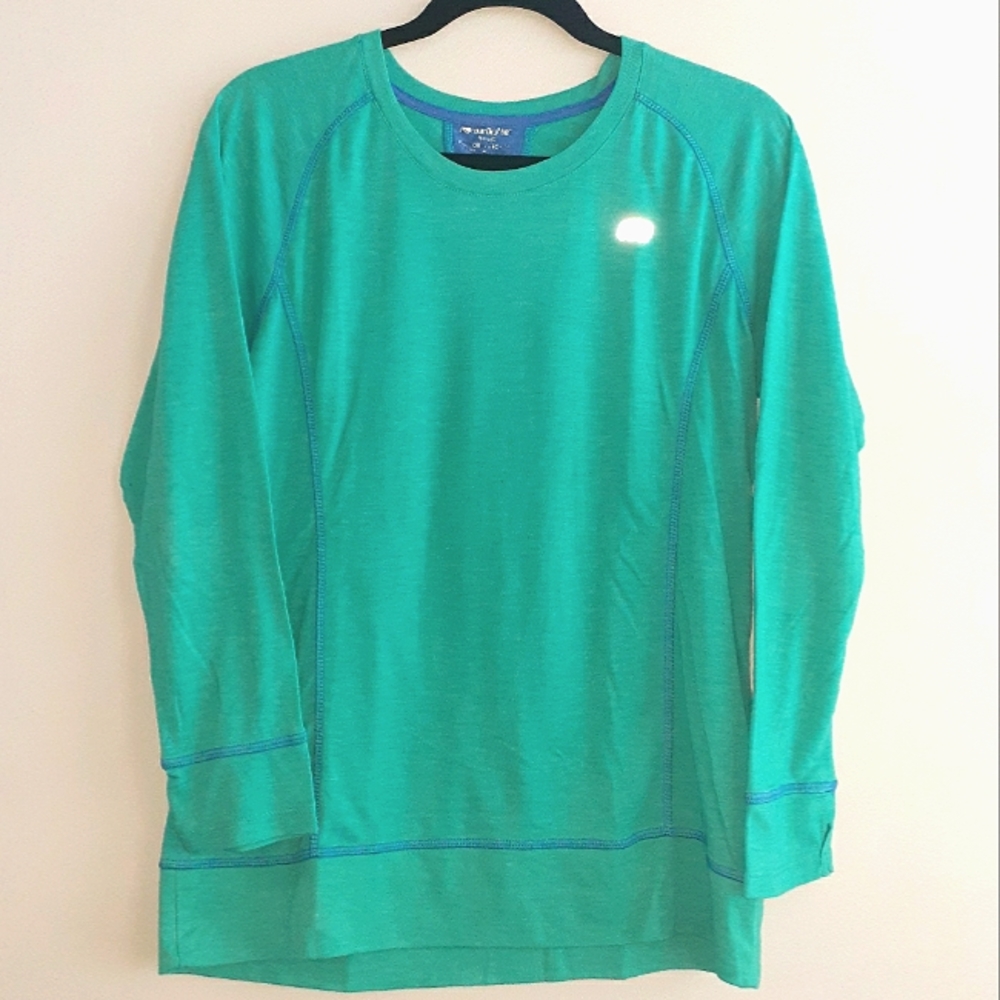 Marika LS Active Top | Large | Turquoise